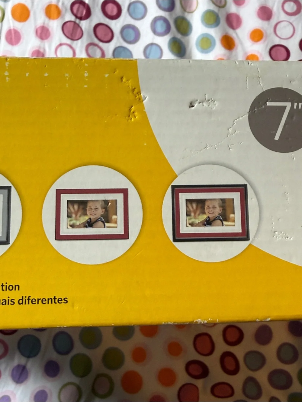 Kodak EasyShare P720 Digital Photo Frame w/Home Decor Kit Y2K Retro- Non WiFi